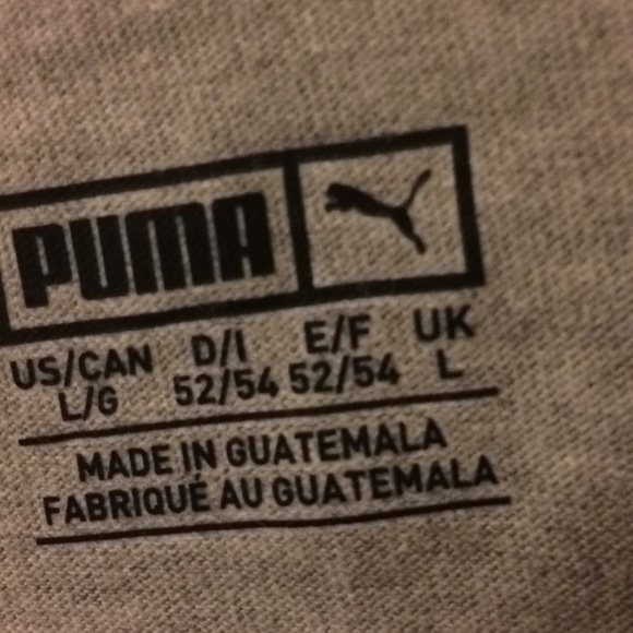 Puma Gray Shirt with logo - Picture 2 of 3